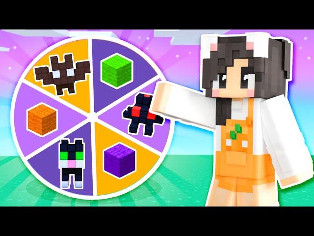 Wheel Spin Decides My Minecraft HALLOWEEN House!