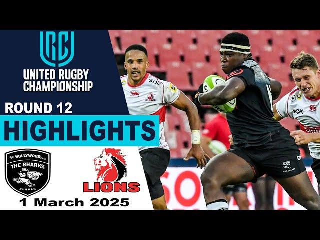 Highlights | Emirates Lions v Hollywoodbets Sharks | United Rugby Championship 2024/25