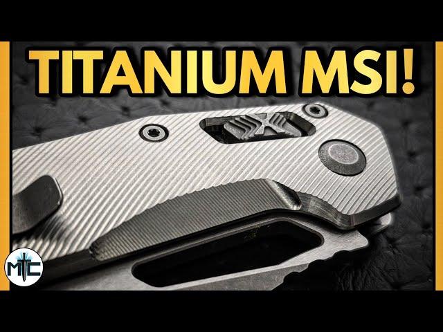 BUCKLE UP FOLKS! The Day Has FINALLY Come! TITANIUM MICROTECH MSI SCALES!!