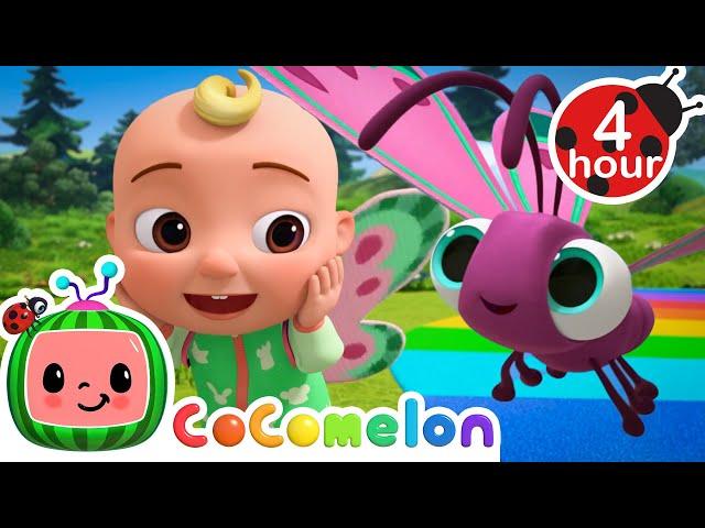 Butterflly Dance!  |  Cocomelon - Nursery Rhymes | Fun Cartoons For Kids