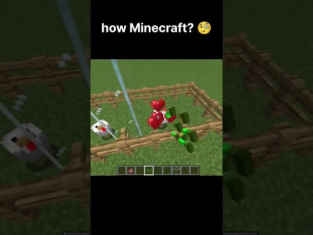 Minecraft how its possible  #minecraft #minecraftbuilding #gaming #minecraftseeds