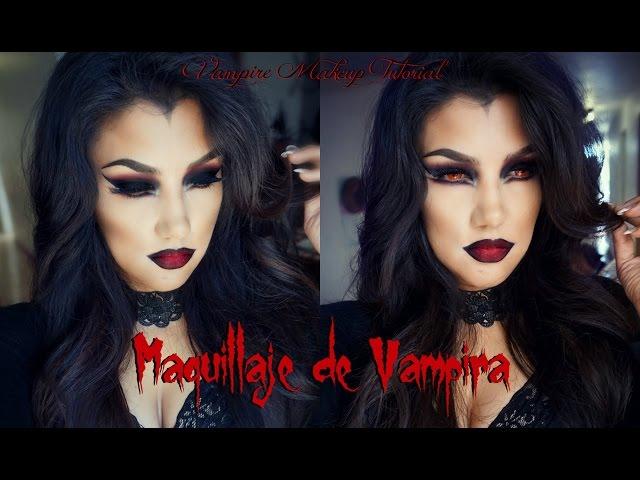 VAMPIRA maquillaje FACIL/  Sexy Vampire Makeup Tutorial | auroramakeup