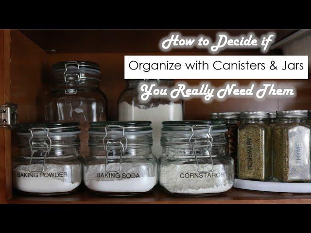 5 Money Saving Ways to Organize with Canisters (2018)