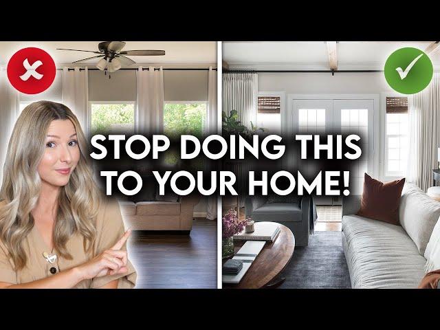 10 REASONS YOUR HOME LOOKS CHEAP | INTERIOR DESIGN MISTAKES