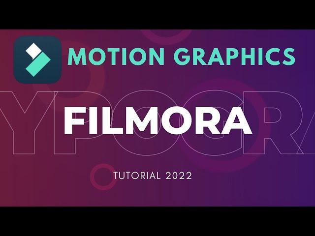 How to Do Motion Graphic in Filmora