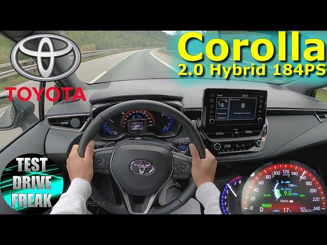 2021 Toyota Corolla Touring Sports 2.0 Hybrid 184 PS TOP SPEED AUTOBAHN DRIVE POV