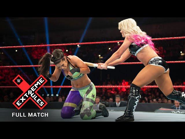 FULL MATCH - Bliss vs. Bayley - Raw Women's Title Kendo Stick on a Pole Match: Extreme Rules 2017