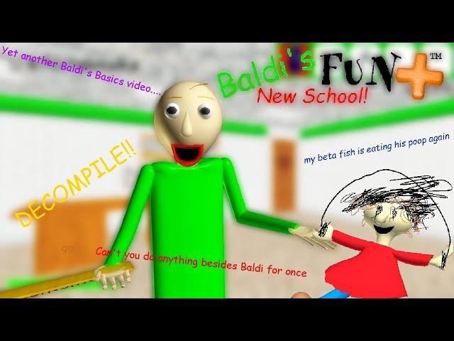 Baldi's Basics Fun New School PLUS Alpha 1! (Baldi's Basics Mod / Decompile)