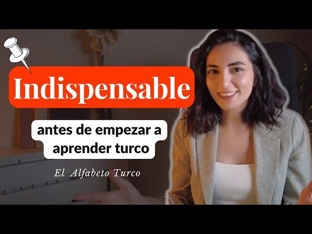 1 | El Alfabeto Turco | Empieza a aprender turco |  Clases de turco