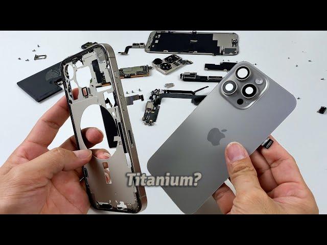 iPhone 15 Pro Max Titanium Teardown!! What's different inside from the old series?