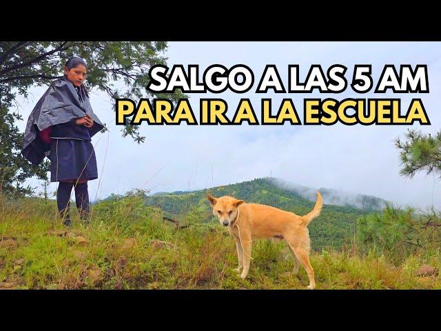 "Me levanto a las 4 de la mañana para llegar a tiempo a la escuela "