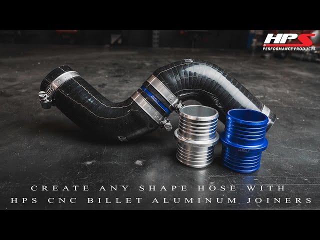 Create any shape silicone hose with HPS CNC Billet Aluminum Joiner Hose Union