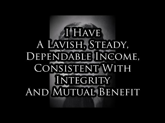 Neville Goddard- Dr. Millikan Affirmation; I Have A Lavish, Steady, Dependable Income (10Min Loop)