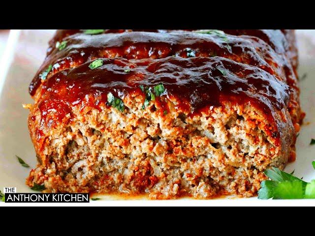 What To Make For DINNER Tonight: Juicy BBQ Meatloaf Recipe!