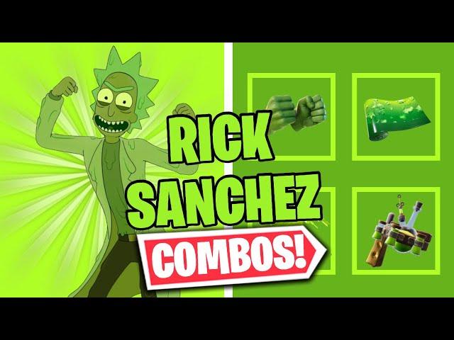 TOXIC RICK COMBOS | FORTNITE SKIN REVIEW