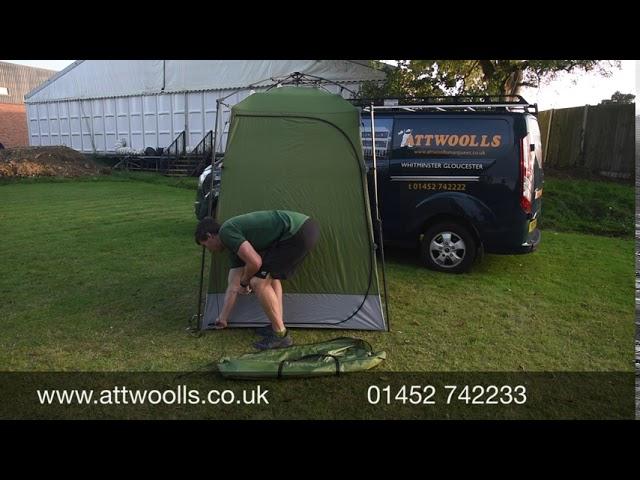 Quest Instant Utility Toilet Tent Pitching & Packing Video