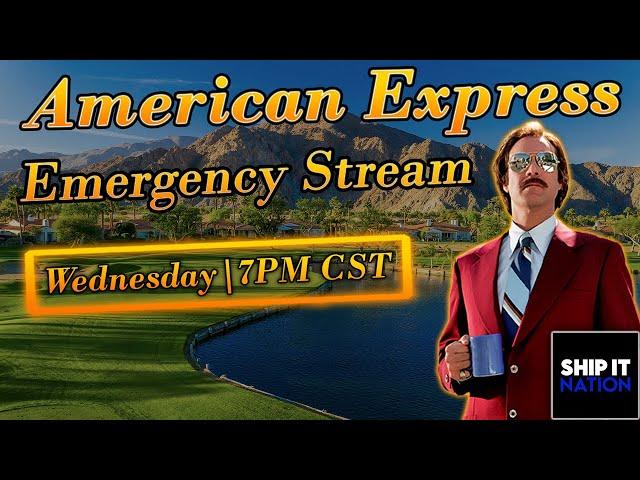 The American Express | Emergency Stream | PGA DFS | DraftKings Strategy | Ship It Nation