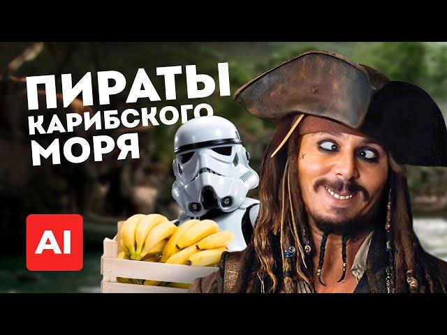 Пираты Карибского моря, но режиссер - нейросеть