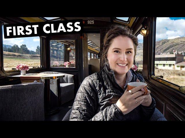 MACHU PICCHU, PERU: IncaRail's FIRST CLASS Train through Sacred Valley! | Ep.64