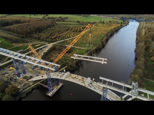 Viaduc de la Mayenne - un an de travaux