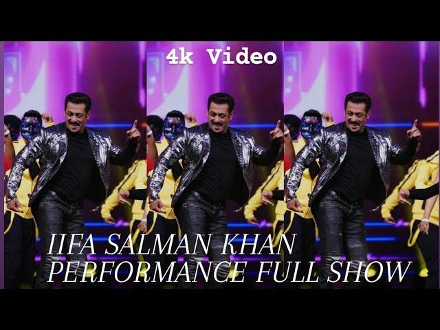 iifa awards 2023 salman khan performance
