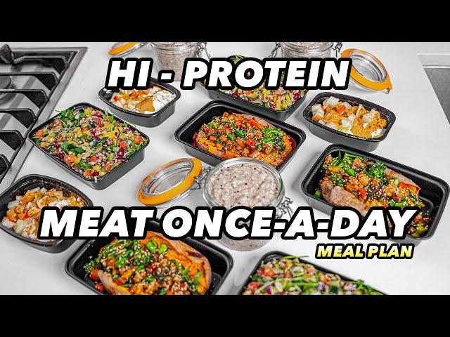 High Protein Meat Once a Day Meal Plan