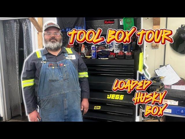 Big Husky Toolbox Loaded With Snap On - Toolbox Tour