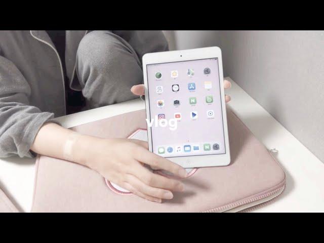 SUB) VLOG | unbox iPad mini 2 and decorate my diary