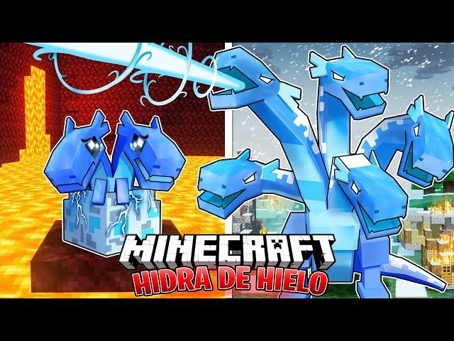 SOBREVIVÍ 100 DÍAS como un HIDRA DE HIELO en MINECRAFT HARDCORE!