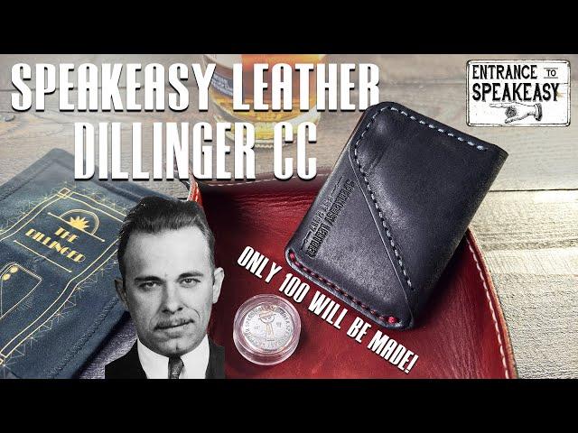 The NEW Limited Edition Chrispy Dillinger CC Minimalist Wallet from Speakeasy Leather!