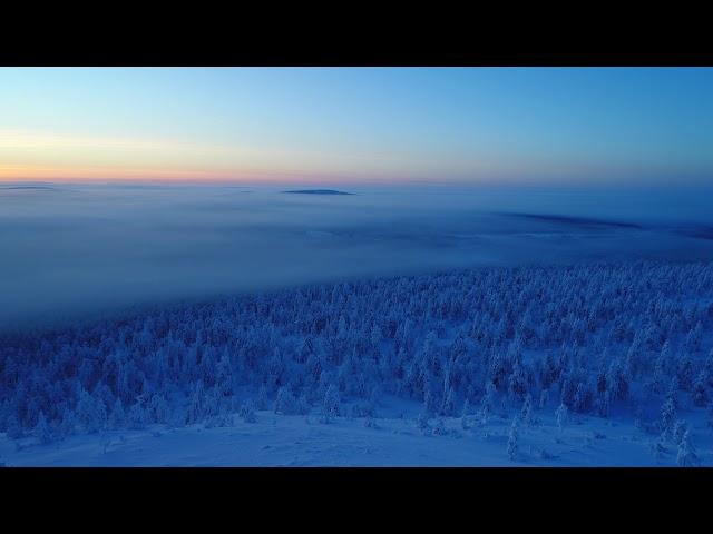 Sunset and Blue Moment in Finnish Lapland...Part 1 ( P4P, 4K )