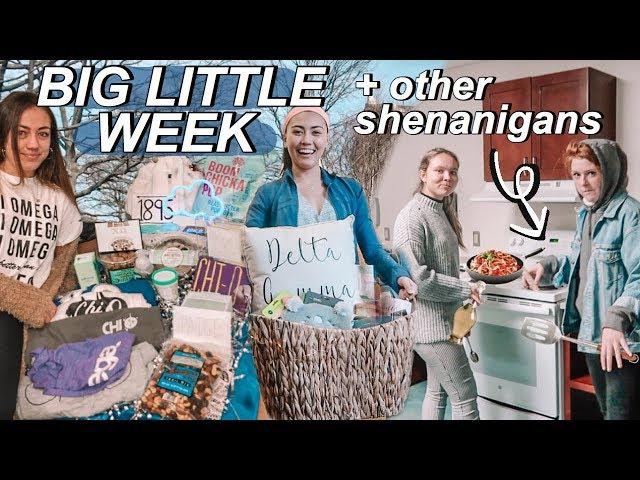 college week in my life + BIG LITTLE WEEK!