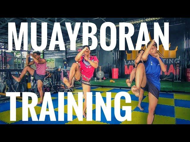 muayboran training at Lannafighting