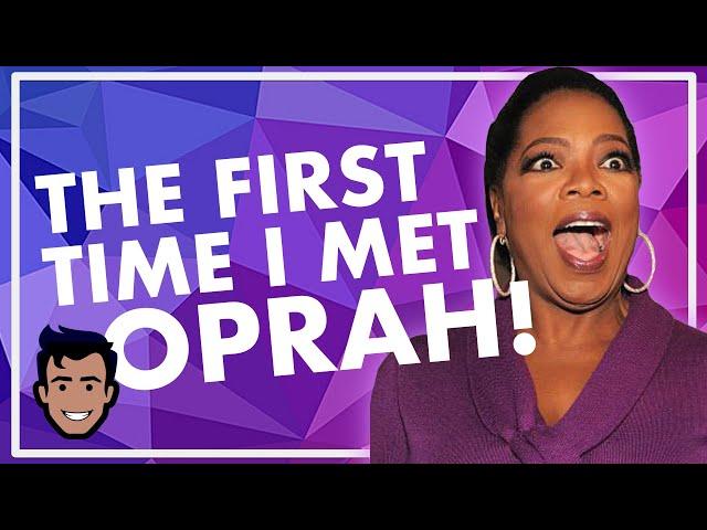 The First Time I Met Oprah Winfrey! On a LIVE Broadcast!