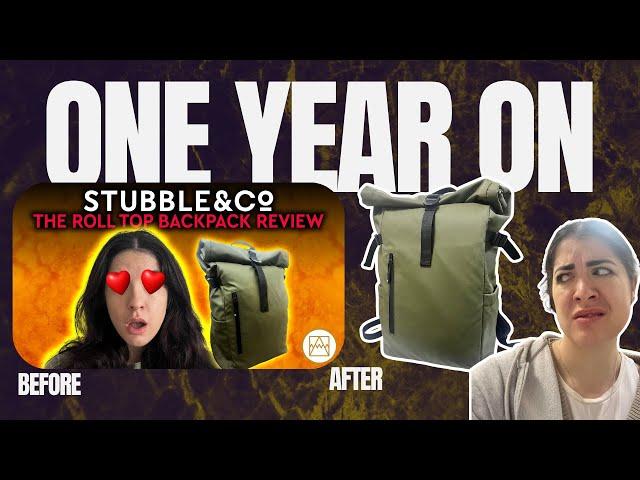 STUBBLE & CO THE ROLL TOP BACKPACK REVIEW: One Year on! How has it held up?!