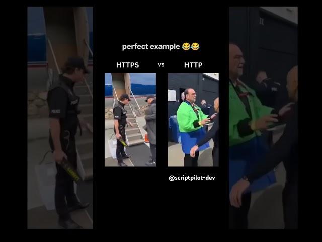 Http vs https #shorts #codememes #viralvideo #https #funny #youtubeshorts #trending #codelife