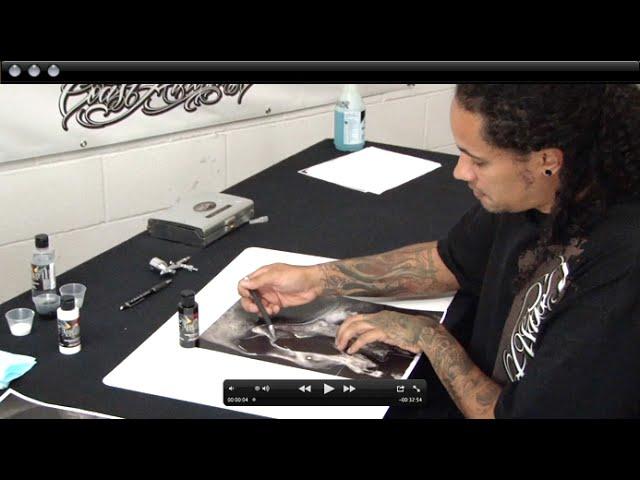 Custom Airbrush Stencil Making the Cory Saint Clair Way