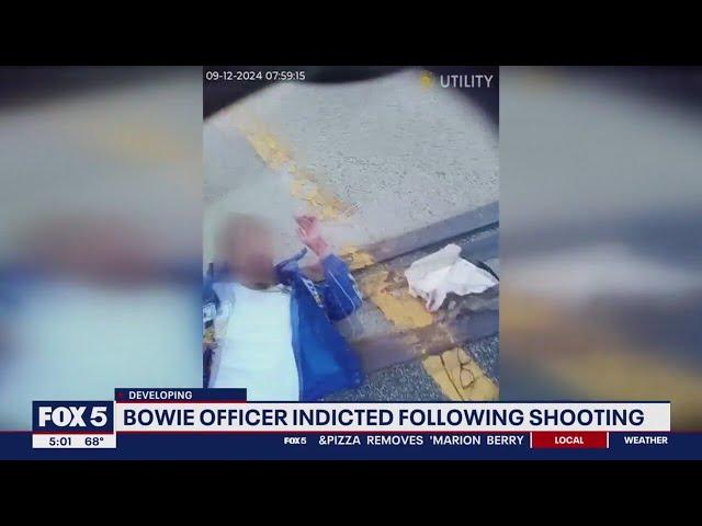 Bowie police officer indicted after firing shot at unarmed man