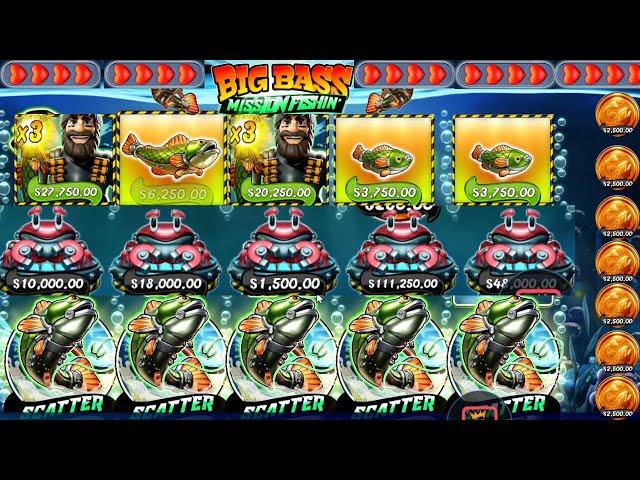 BIG BASS MISSION FISHIN HUGE WIN STACK THE CASH EPIC WIN 3X MULTIPLIER BONUS BUY ONLINE CASINO SLOT