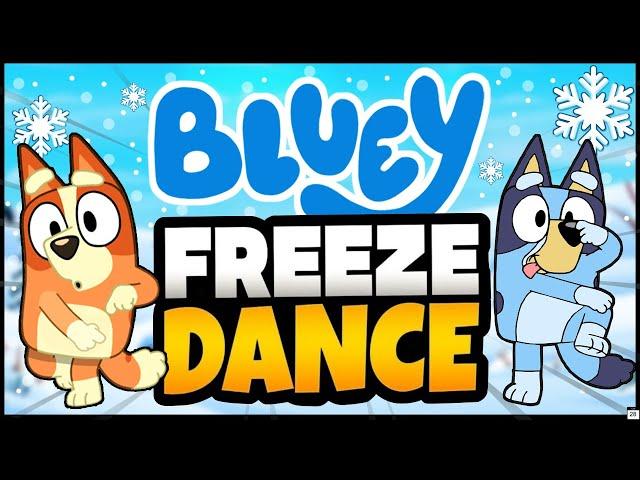 ️Bluey Freeze Dance ️ | Brain Breaks For Kids | Just Dance | Danny Go Noodle