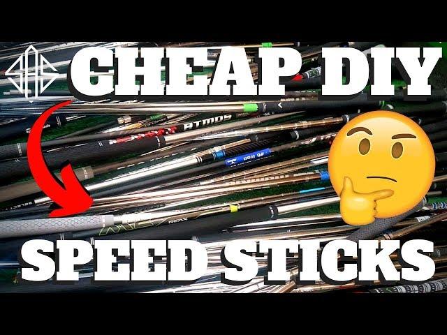 CHEAP DIY GOLF SPEED STICKS IDEA!? (Flipping Ep.3)