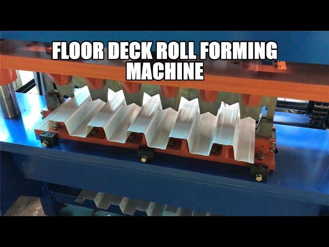 Testing video for Floor Deck Roll Forming Machine - Formetal Technology