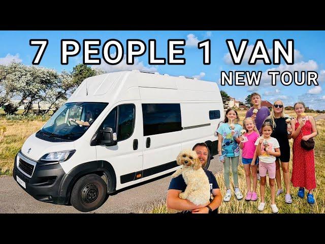 VAN TOUR SLEEPS 7 | 5 BEDS 7 SEATS | NEW LAYOUT NOT SEEN BEFORE