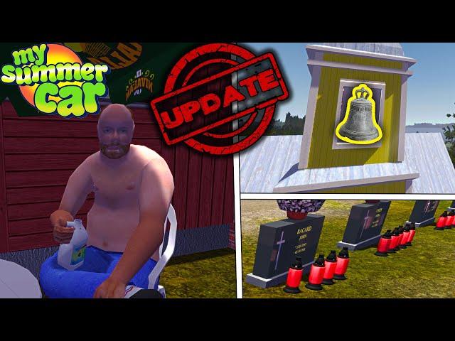 FUNERALS, CHURCH BELLS, KILJU AND OTHER CHANGES - My Summer Car Update #52 | Radex