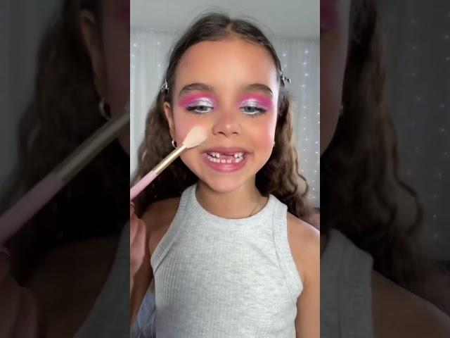 Barbie Makeup Transformation | Makeup By 6 Year Old Kassie