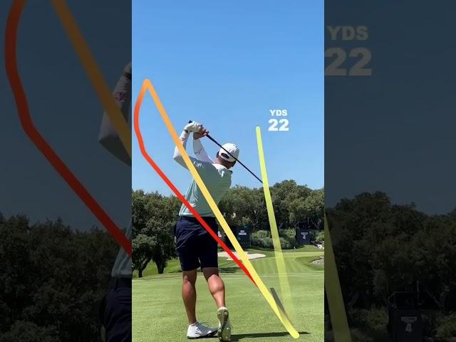 Super Shallowing Power Hitter Sergio Garcia Awesome Swing Motion & Slow Motion 2024