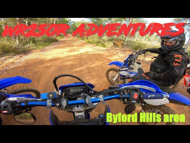 WR250R Enduro Adventures | exploring Byford hills