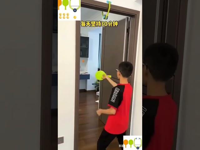 Hanging Table Tennis Trainer - Bond with Family & Perfect Your Skills | #tabletennis