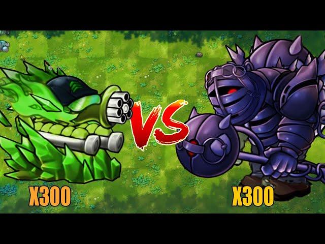 PVZ 1 Fusion 2.3 Challenge!! 300 Plants Fusion VS 300 Ultimate Obsidian Gargantuar - Who Will Win?