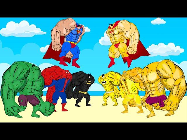 Rescue GOD HULK & BLACK PANTHER 2, SUPERMAN, SPIDERMAN [2024] | SUPER HEROES MOVIE ANIMATION